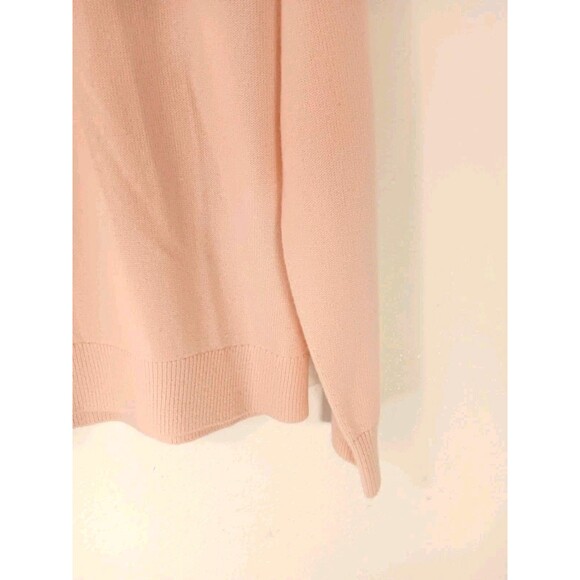 NWT Lands' End 100% Cashmere Cardigan Sweater Pink Peach Women's M/P 10-12 - Picture 5 of 12